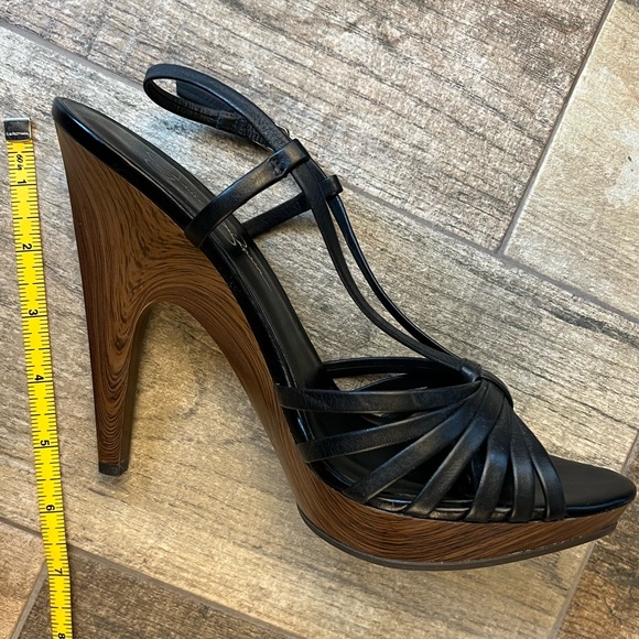 Jessica Simpson Platform Sandal Heels - size 8.5 - Black - Picture 7 of 8